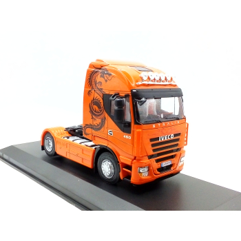 Iveco Stralis 500 Orange Dragon 2008 - skala 1:43 - Hachette